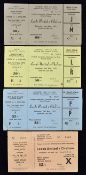 Scarce set of four tickets for the Chelsea v Leeds Utd 1970 FA Cup 2nd Replay at Coventry City 2 May