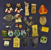 Assorted Rugby Related Pin Badge and Key Ring selection including Hard Rock Café France v Scotland