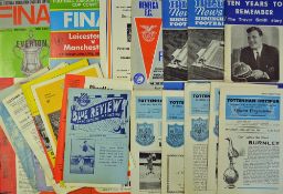 Football programme selection to include 1968 & 1969 FA Cup Finals, 1964 FA Cup Semi-Final Preston