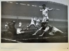 Black & White Limited Edition print the League Series. Taken from the 1957/1958 Arsenal v Manchester