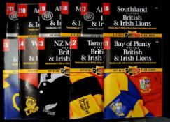 Collection of 2005 British Lions Tour to New Zealand Rugby Programmes - consists of a complete set