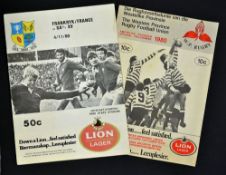 2x 1980 France rugby tour programmes to South Africa  to incl  v Western Province and v South Africa
