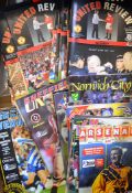 Manchester Utd programmes season 1993/94 Premier Champions and FA Cup Winners, full season programme