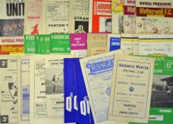 Selection of Scottish football programmes including Rangers, Morton, Hibernian, Queens Park, Queen