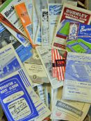 Football programme collection with variation of clubs and including some 1950s, good content of