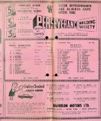 Rare 1958 Junior Springboks (South Africa) v France rugby programme - played at The Crusader