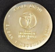 2002 FIFA World Cup Medal awarded to an England FA Representative for the draw in Busan for the