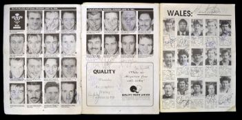 1986 and 1994 Wales Rugby Tours to Fiji signed programmes - to incl v Fiji 31st May '86 & v Fiji