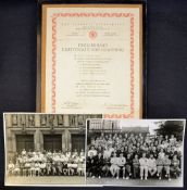 Preliminary Certificate for Coaching (signed by Walter Winterbottom), undated but c1958. Two b&w