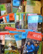Football League Reviews: over 200 including 15 Soccer Reviews (1st season of issue) most in good