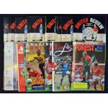 Manchester Utd programmes for 1st season Premier League 1992/93, United finished Champions, full