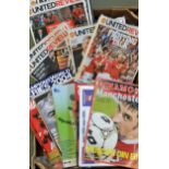 Manchester Utd programmes season 2004/2005, full season programme collection, homes and aways,