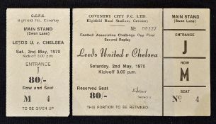 Similar to Lot 81, scarce ticket for the Leeds Utd v Chelsea 1970 FA Cup Final 2nd Replay at