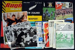 Collection of New Zealand rugby photographs, programmes and ephemera to incl 3x New Zealand v