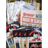 Manchester Utd programmes season 1994/95 full season programme collection, homes and aways, includes