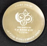 2006 FIFA World Cup Medal awarded to an England FA Representative for the draw in Germany (at