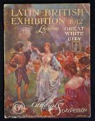 Exhibition 1912 Latin-British Exhibition Official souvenir programme London Great White City, a 16