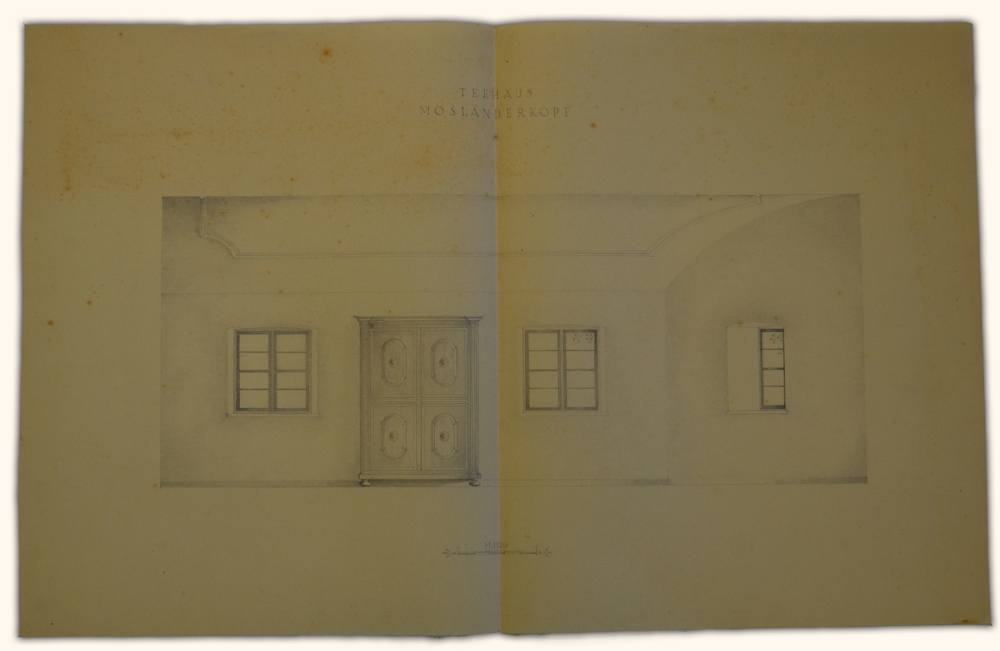 Collection of Original 1937 Hand Drawn Architectural Drawings of Adolf Hitler's Teahouse 'Teehaus - Image 7 of 18