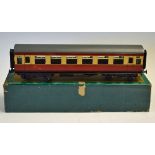 Bassett-Lowke 0 Gauge British Railways 1st Class Corridor Coach No. 111/0, with original box (