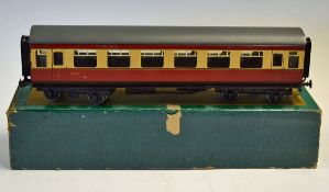 Bassett-Lowke 0 Gauge British Railways 1st Class Corridor Coach No. 111/0, with original box (