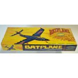 1960s Aurora Batplane plastic model kit housed in original sealed illustrated box Great example