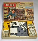 Tri-ang Arkitex 00 Scale Construction Kit c1960s c/w base, connectors and side panels and windows,