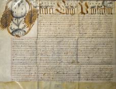 Lincolnshire Rare Oliver Cromwell Recovery Document 1656 'Oliver Lord Protector' the subject being 9