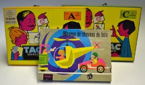 Selection of French Games to consist of Walt Disney's Tiddly, Tacotac set A and C (unused),