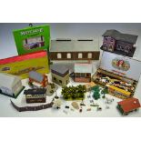 Quantity of Assorted Train Set Scenery and accessories to include Hornby Suburban Station Kit (box