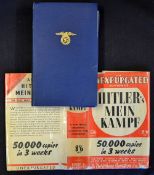 WWII Adolf Hitler Mein Kampf unexpurgated edition in English, Hurst & Blackett 1939. DJ still