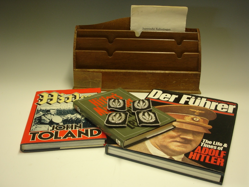 Third Reich Henrich Himmler a collection of Henrich Himmler memorabilia comprising two pairs of