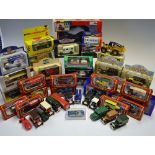 Assorted Selection of Model Toy Cars and Vans featuring  Dinky x 2, Fruehauf Articulated Lorry,