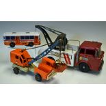 Marx large pressed steel Lorrie Powerhouse Breakdown Truck complete with Chain and Hook retaining