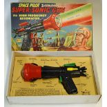 Merit Dan Dare Space Pilot Ray Gun 3 colour super-sonic ray gun, hard plastic, in black, red,