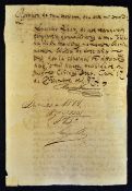 Cuba Slavery Manumission Bond document 1874 dated 17th December related to the granting of freedom
