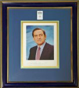 Royalty HM King Constantine II of Greece signed presentation portrait photograph with signature