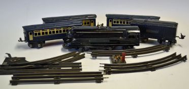 Lionel Lines Pre-War Electric Tinplate Train and Track Selection to include Bullet nose 2-4-2