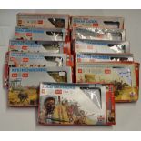 Selection of Plastic model figures to include ESCI 1/72 Scale Figures Zulu, Roman, Napoleonic,