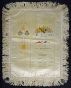 Entertainment Covent Garden Royal Opera Souvenir Silk 1903 Special Gala performance before King