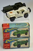 Replicar Series Jeep and Ambulance with Motor and opening bonnet, box come with boxes, some wear