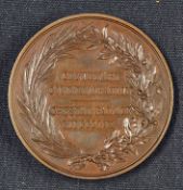 Entertainment George Frederick Handel Commemorative Bronze Medallion 1859 The Great Centenary