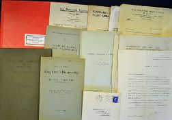 WWII Rumania important archive of documents concerning the Rumanian Government in exile during WWII,