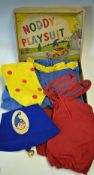 1950s / 60s Noddy's Play Suit consisting of Hat, Trousers, top, Scarf and cloth slippers in original