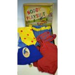 1950s / 60s Noddy's Play Suit consisting of Hat, Trousers, top, Scarf and cloth slippers in original