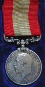 Long Service Rocket Lifesaving Apparatus Medal George V to William McDougal in original box of