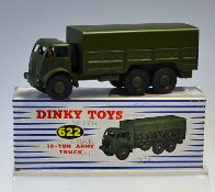 Dinky Toys 10- Ton Army truck No.622 (Foden) in good condition with driver and in original box (