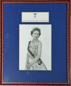 Royalty HRH Princess Alice Duchess of Gloucester signed portrait photograph dated 1971, headed