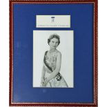 Royalty HRH Princess Alice Duchess of Gloucester signed portrait photograph dated 1971, headed