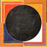 Indian Original Artwork Syed Haider Raza (born 22 February 1922) important abstract in acrylic on