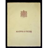 Mappin & Webb Ltd London c1920s Sales catalogue a very well illustrated quality sales catalogue of